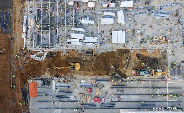 CHINA-WUHAN-HUOSHENSHAN HOSPITAL-CONSTRUCTION (CN)