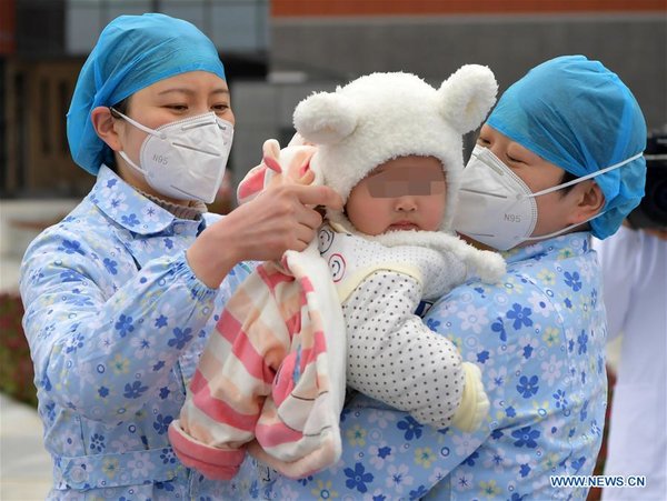 7-month-old Baby Infected with Novel Coronavirus Discharged from Hospital in Jiangxi