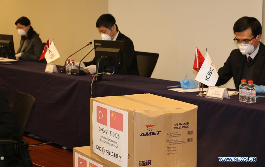 Chinese Bank to Donate Cash, Medical Supplies in Support of Turkey's Anti-Coronavirus Efforts