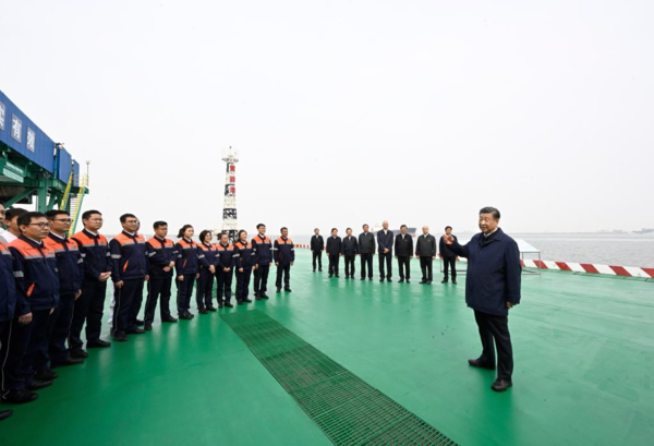 Xi Visits City of Cangzhou in North China's Hebei Province Xi Visits City of Cangzhou in North China's Hebei Province
