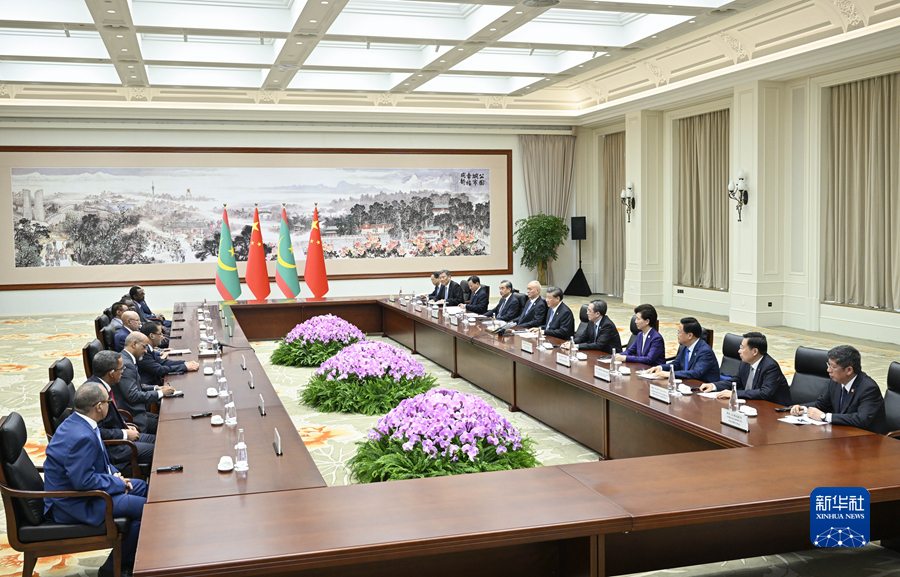 Xi Meets Mauritanian President Xi Meets Mauritanian President