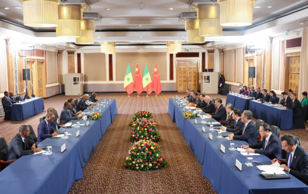 Xi Meets Senegalese President in Johannesburg Xi Meets Senegalese President in Johannesburg