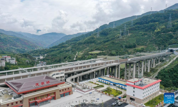 High-Speed Railway Opens to Traffic in West China Without Disturbing Panda Habitat High-Speed Railway Opens to Traffic in West China Without Disturbing Panda Habitat