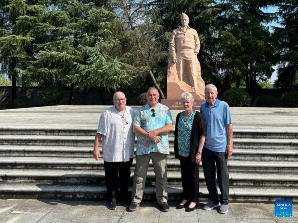 Descendants of 'Flying Tigers' Visit Central China's Zhijiang County