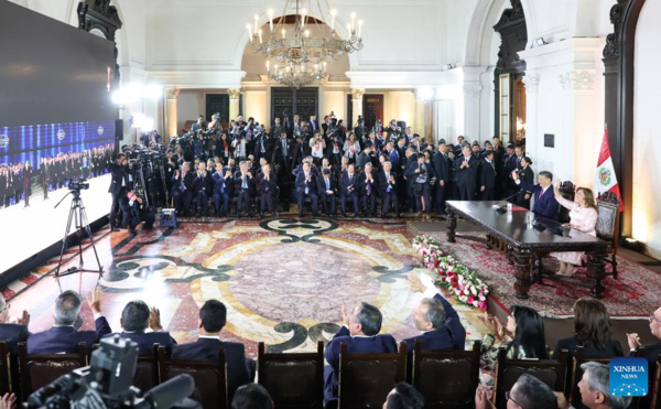 Xi Says Chancay Port to Consolidate Peru's Position as Gateway that Connects Land and Sea, Asia and Latin America Xi Says Chancay Port to Consolidate Peru's Position as Gateway that Connects Land and Sea, Asia and Latin America