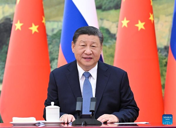 Xi Speaks with Putin, Calling on China, Russia to Uphold Int'l Fairness, Justice Xi Speaks with Putin, Calling on China, Russia to Uphold Int'l Fairness, Justice