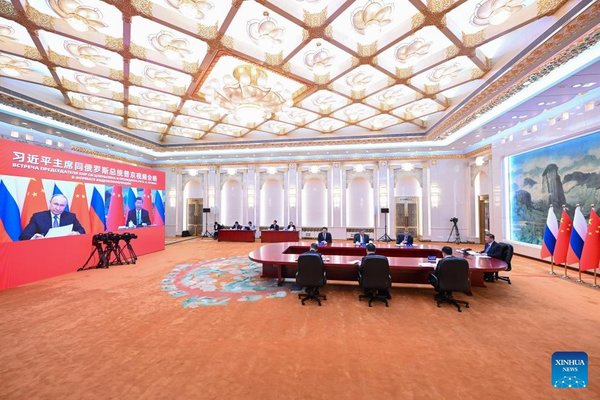 Xi Speaks with Putin, Calling on China, Russia to Uphold Int'l Fairness, Justice Xi Speaks with Putin, Calling on China, Russia to Uphold Int'l Fairness, Justice