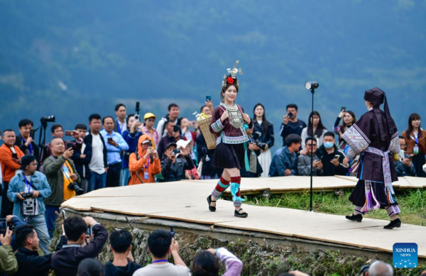 Various Cultural Events Held in Terraced Fields in Congjiang, Guizhou