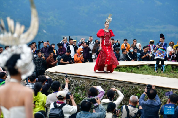 Various Cultural Events Held in Terraced Fields in Congjiang, Guizhou
