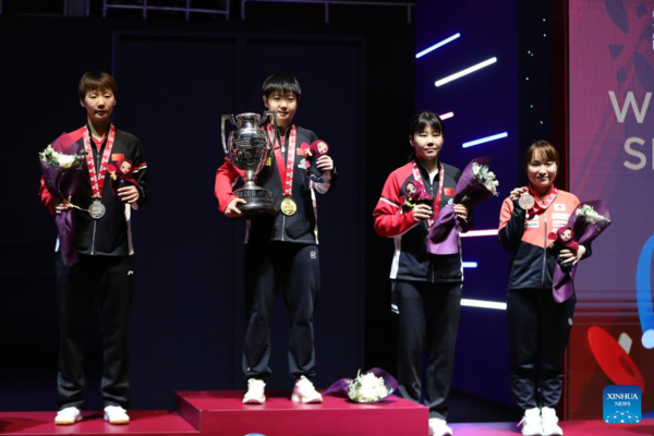 Sun Defends Singles Crown at Table Tennis Worlds