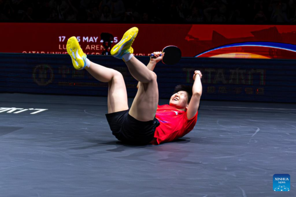 Sun Defends Singles Crown at Table Tennis Worlds
