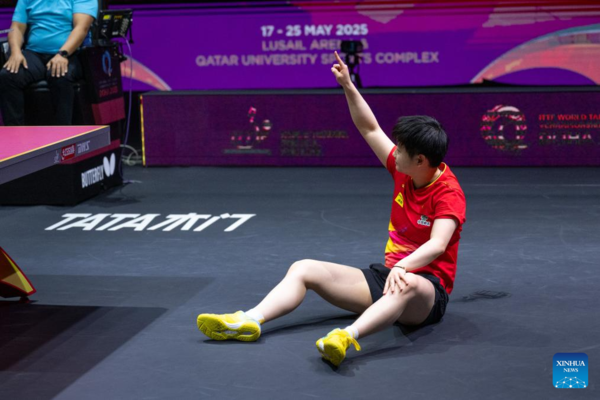 Sun Defends Singles Crown at Table Tennis Worlds