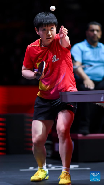 Sun Defends Singles Crown at Table Tennis Worlds