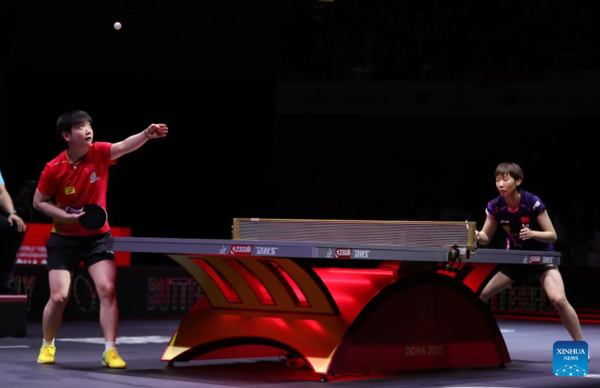 Sun Defends Singles Crown at Table Tennis Worlds