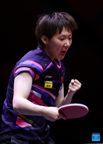 Sun Defends Singles Crown at Table Tennis Worlds