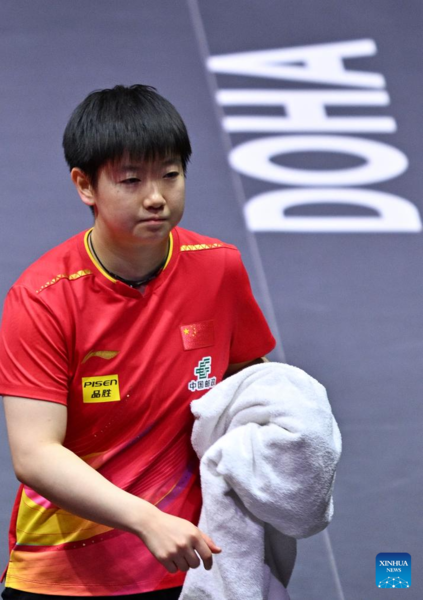 Sun Defends Singles Crown at Table Tennis Worlds